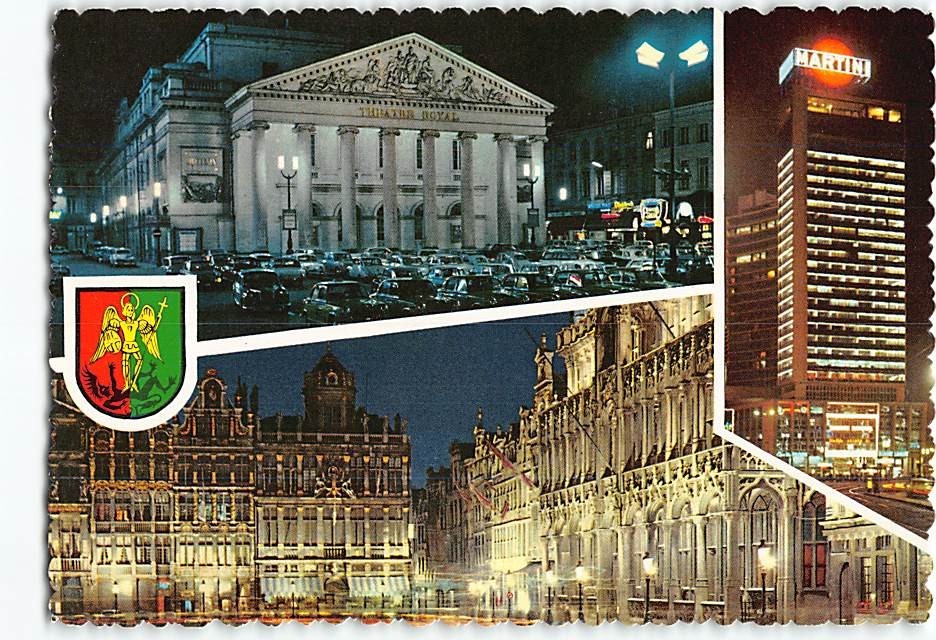 Postcard Souvenir de Brussels Belgium
