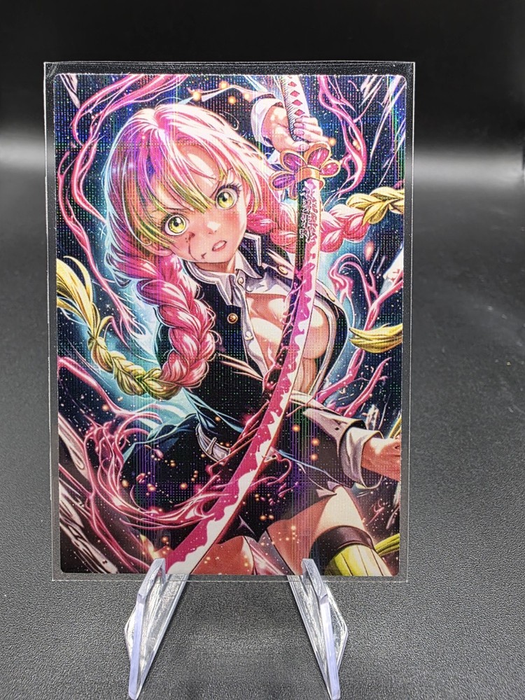 Mitsuri Kanroji Demon Slayer Holographic Anime Collectible Trading Card