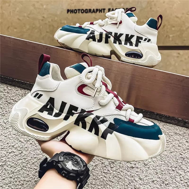 Fipatbu Men'S Chunky Sneakers Trendy Fashion Casual Shoes for Men Platform Heigh