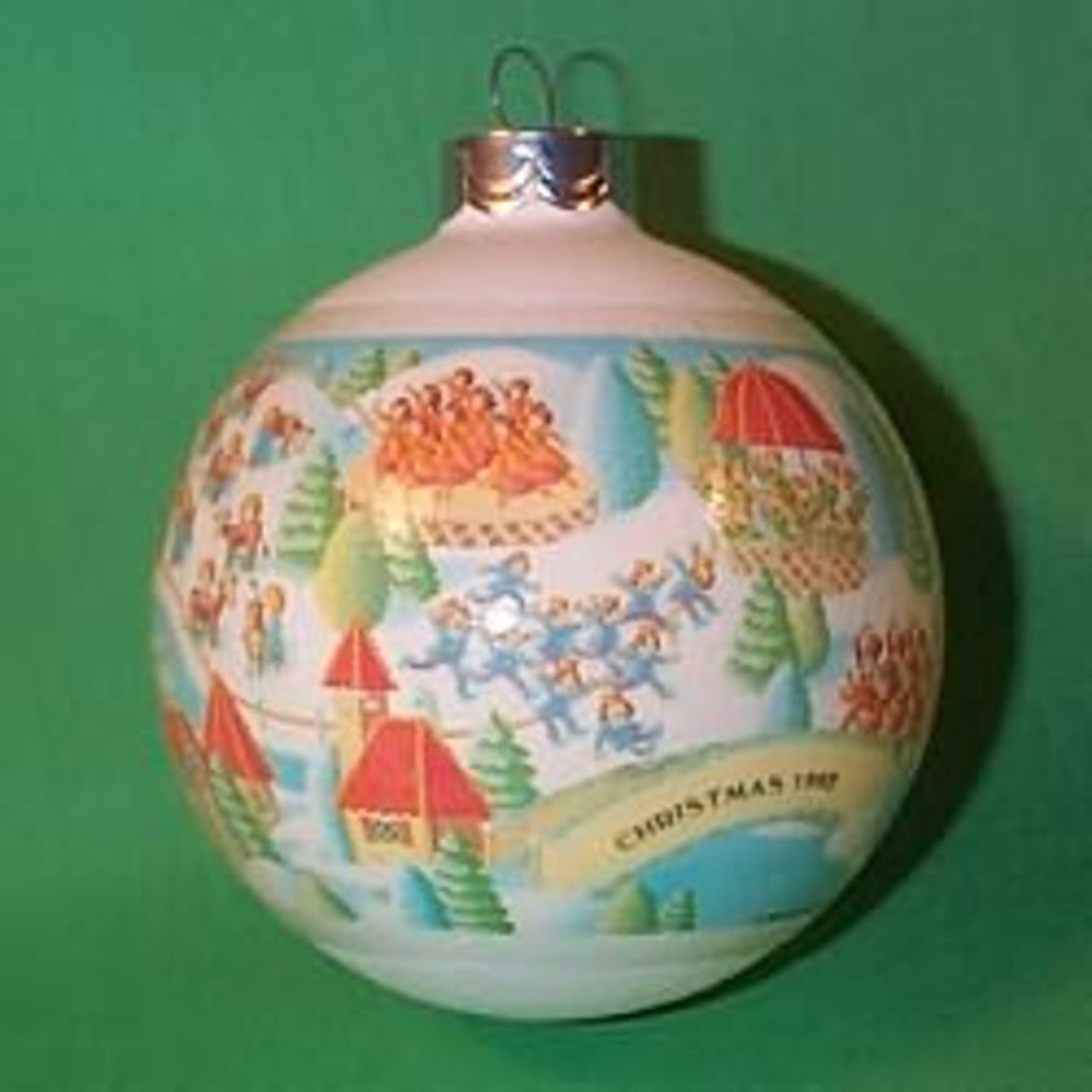 'Twelve Days of Christmas' 'Glass Ornament' Series NEW Hallmark 1982