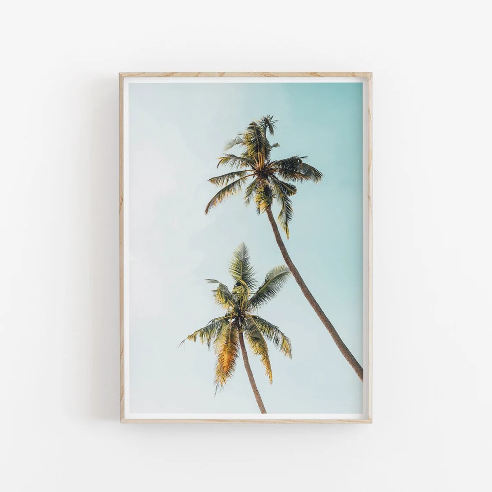 Palm Trees Wall Art Poster Premium Quality Choose your Size