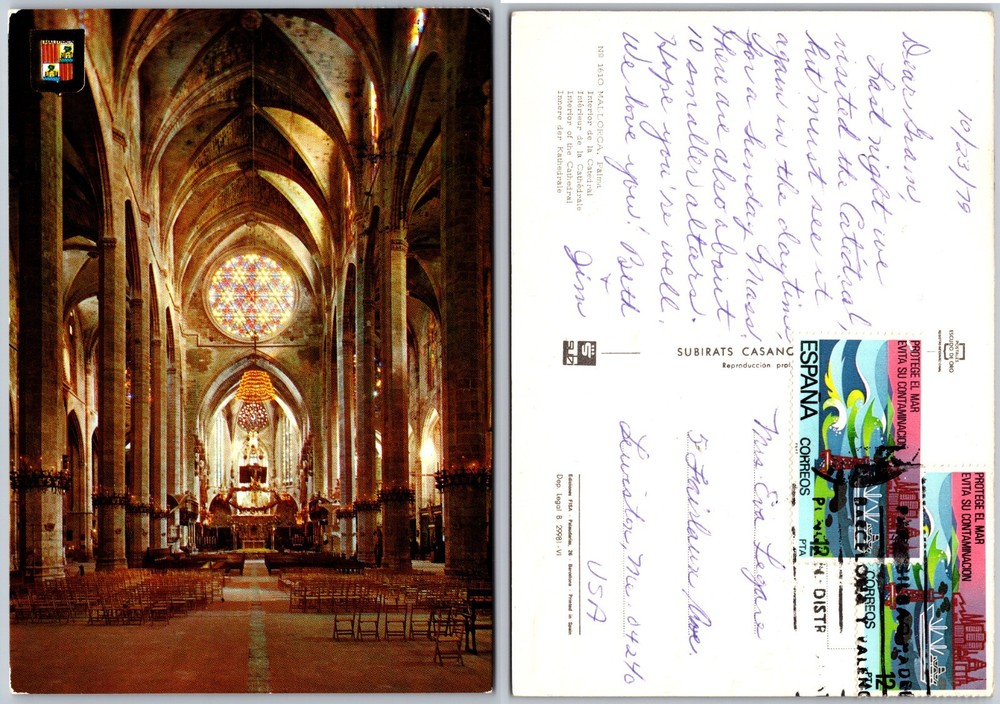 Continental Palma Cathedral Postcard