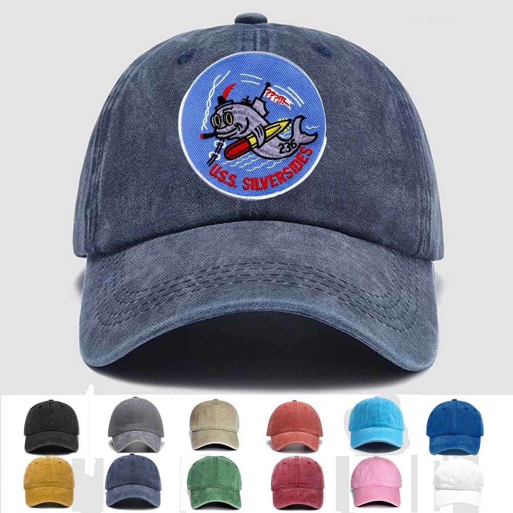 Custom Embroidered Hat SS-236 USS Silversides, Veteran Cap, Trucker Hat, Gift