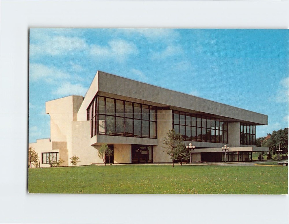 Postcard Hancher Auditorium State University of Iowa Iowa City USA