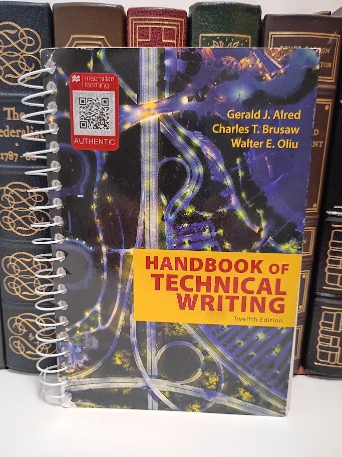 The Handbook of Technical Writing 12th Edition by Alred,  Oliu, , Brusaw  VG