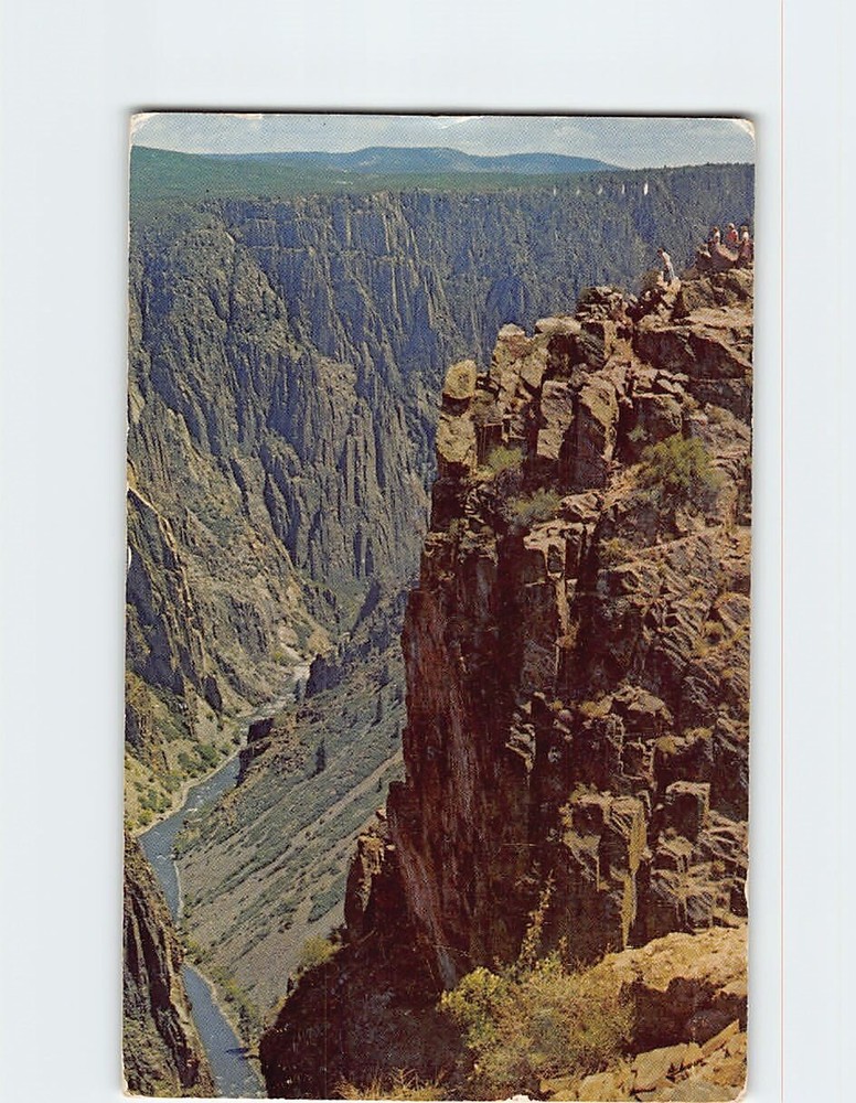 Postcard Black Canyon National Monument Colorado