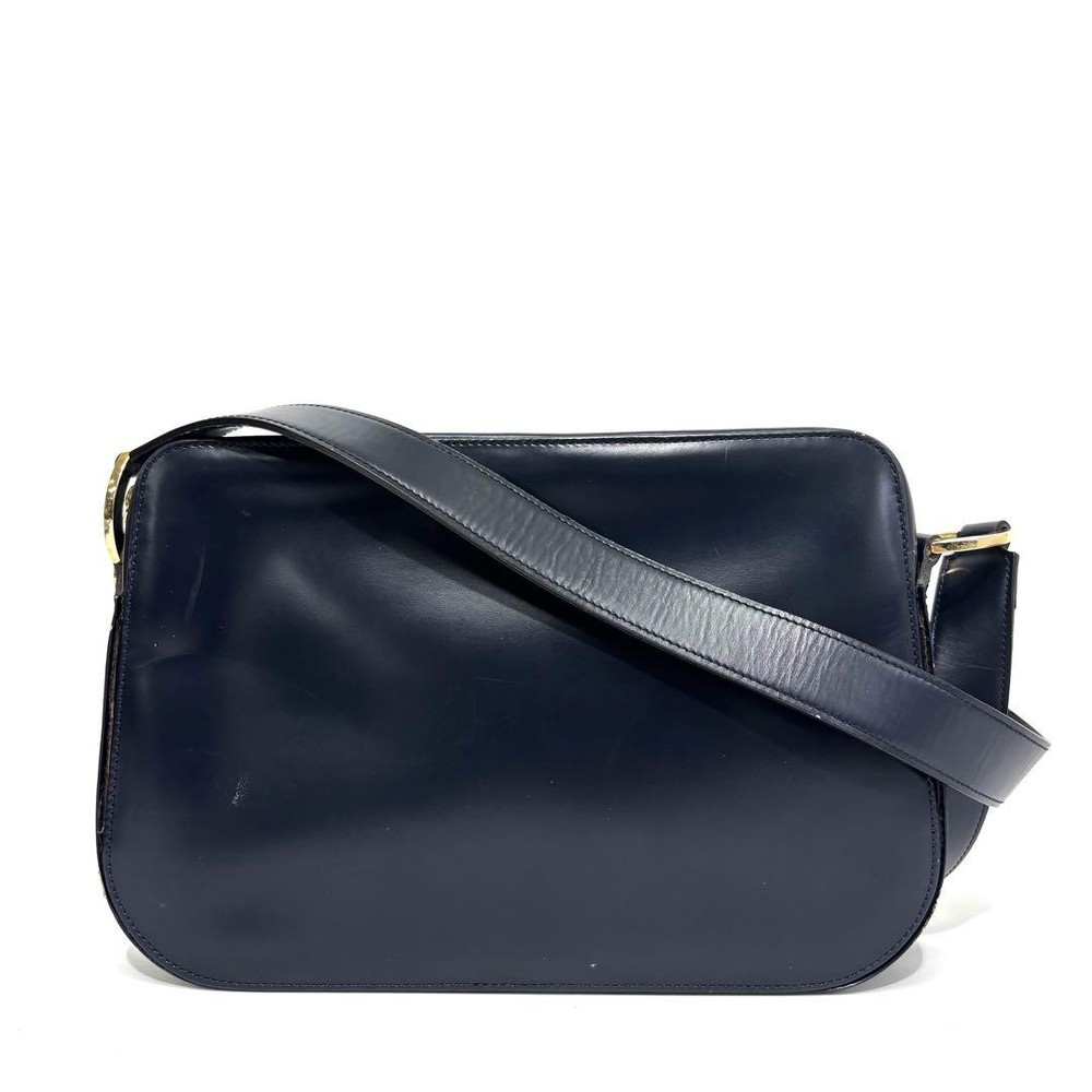Dior Black Leather Shoulder Bag Classic Designer Handbag New