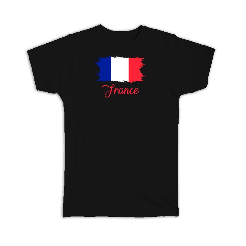 French Flag T-Shirt - Patriotic Gift for Expats & Francophiles