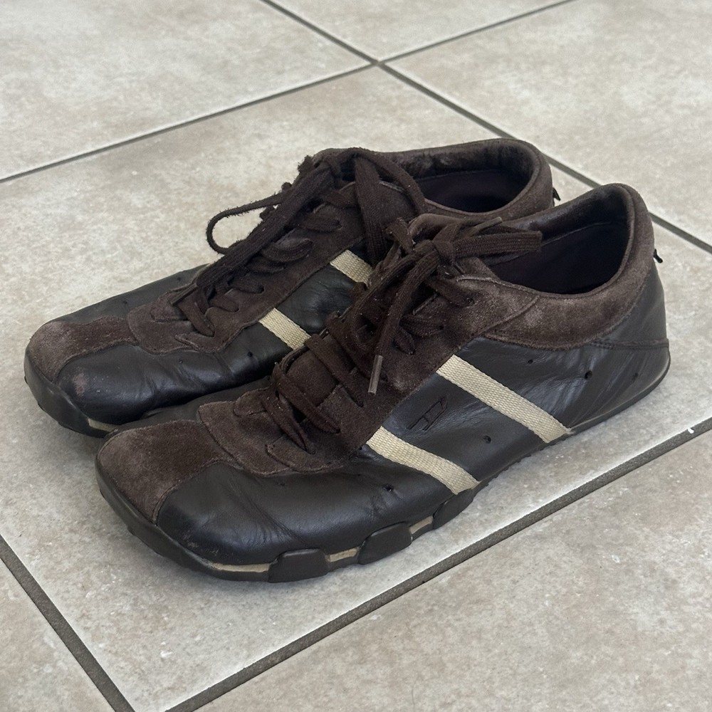 Vintage Diesel Leather Lace Up Brown and Tan Sneaker Men’s Size 10 Shoes