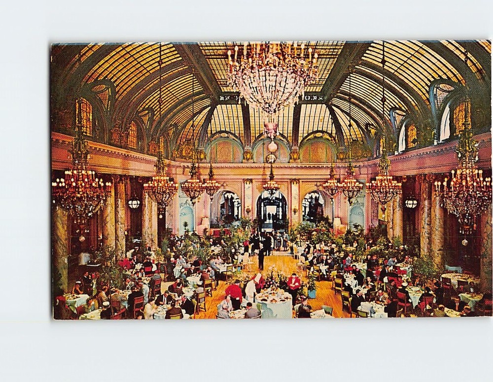 Postcard The Garden Court Sheraton-Palace San Francisco California USA
