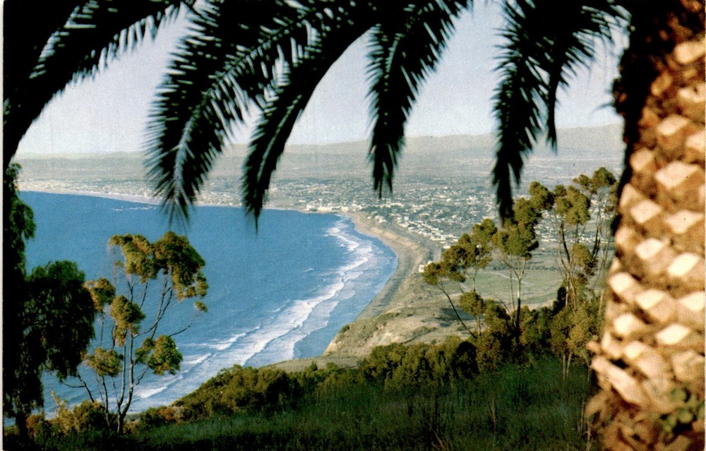 Union Pacific Railroad, Pacific Ocean, California Beaches, Los Postcard