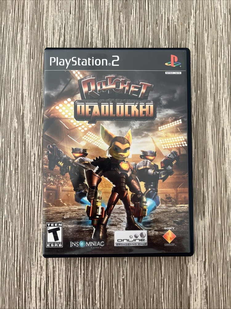 Ratchet Deadlocked (Sony PlayStation 2, PS2, 2005) Missing Manual