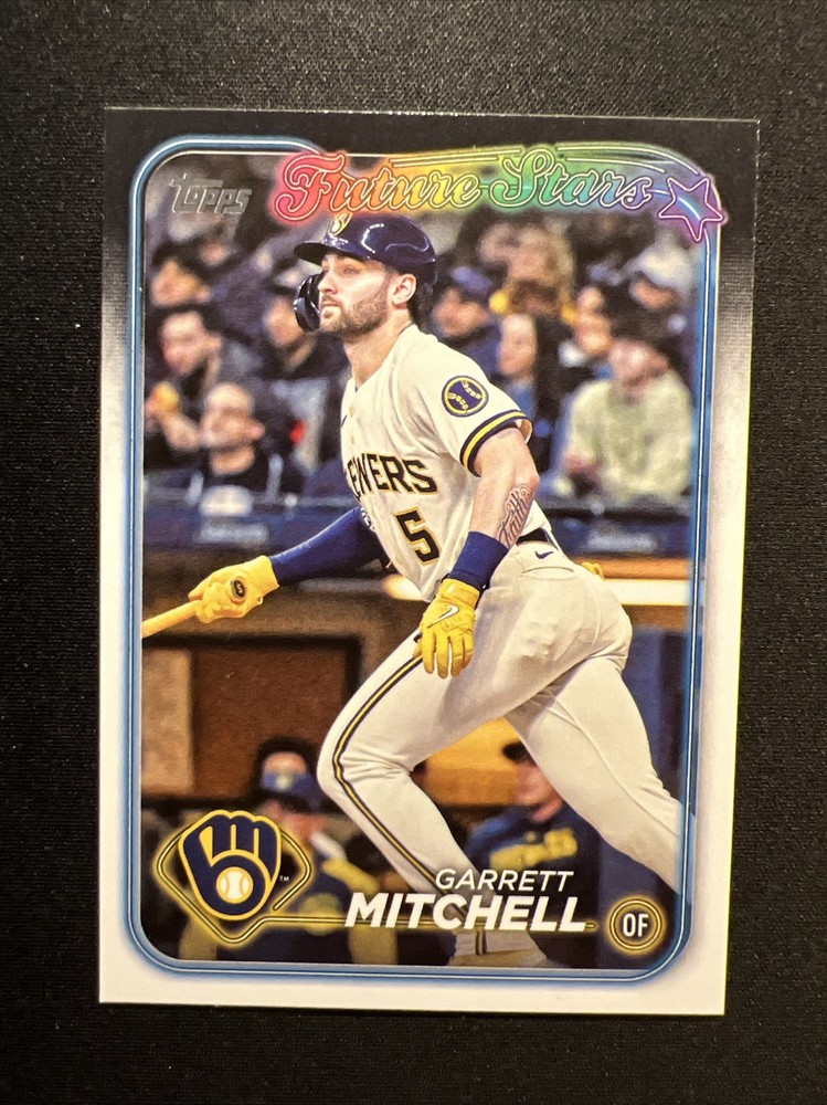 2024 Topps Series 2~ FUTURE STARS #447 Garrett Mitchell/Brewers ⚾🐷💥