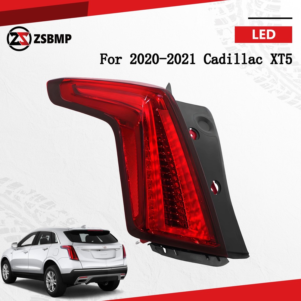 FULL LED Tail Light For 2020-2024 Cadillac XT5 w/ Dark Red  Left Driver 84514976
