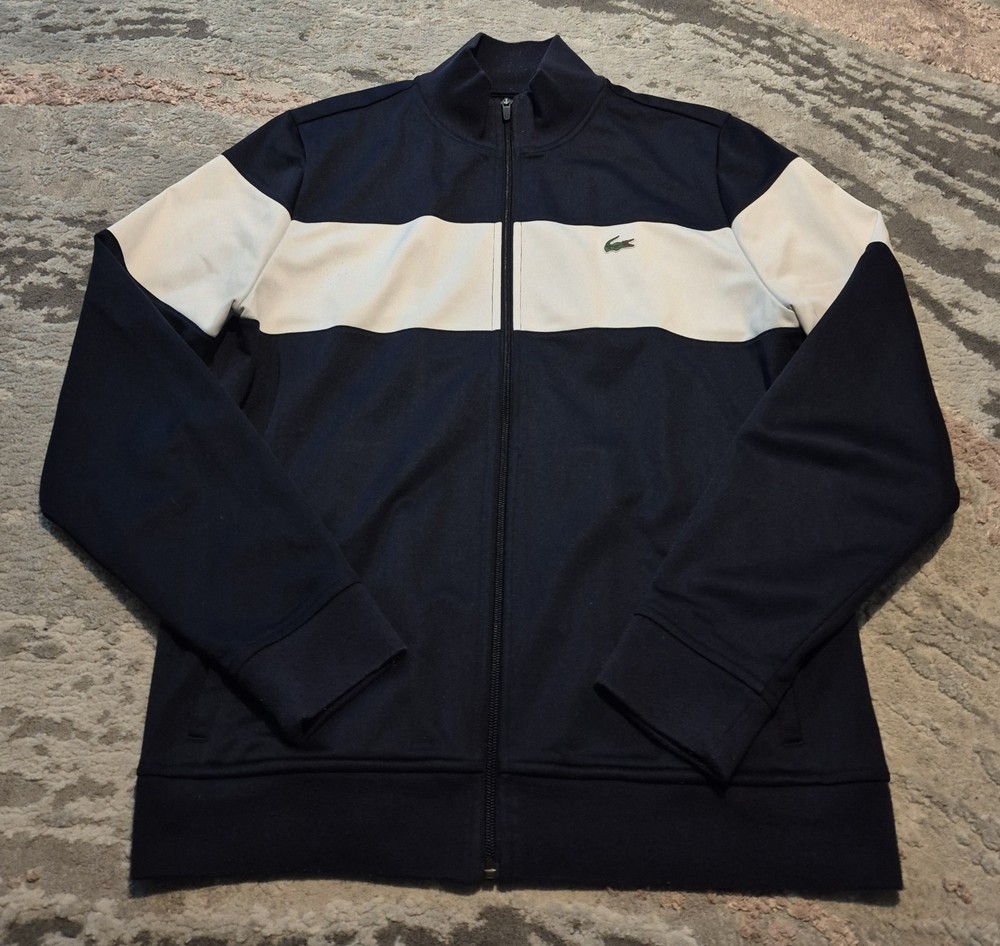 Mens LACOSTE Sport Track Top Jacket Full Zip FR 5  US L