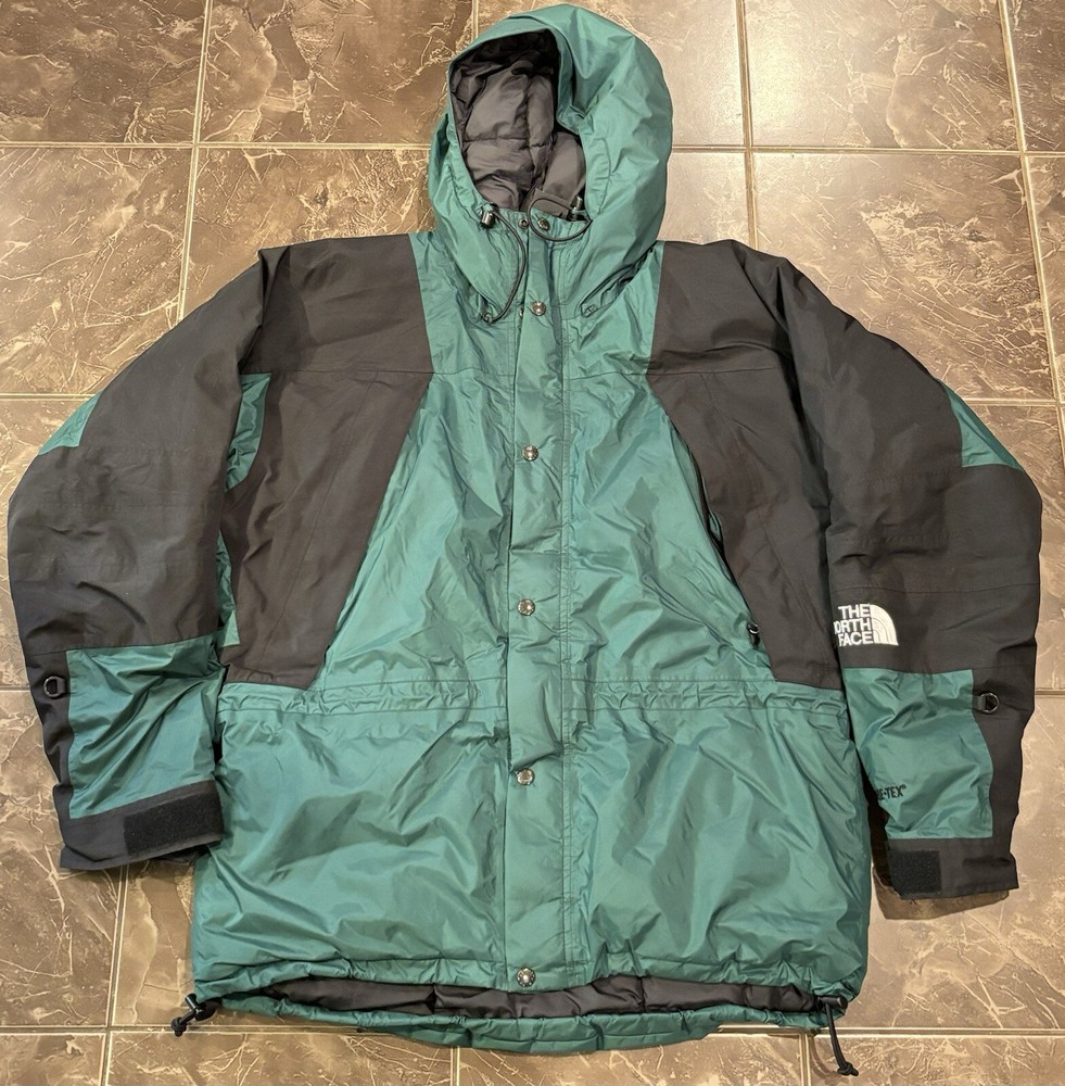 Vintage The North Face Dark Green Gore-Tex Jacket Size L Excellent Condition  