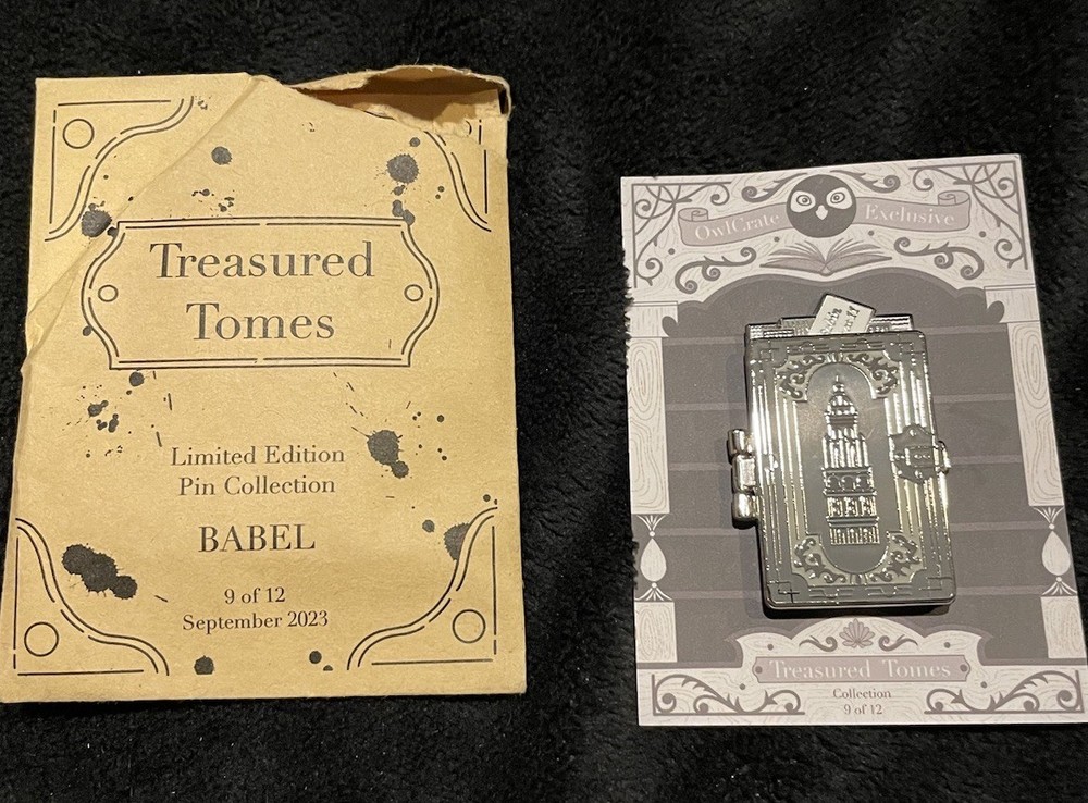 Babel Inspired - Owlcrate Perfect Pairings Pin (9 Of 12) 2023