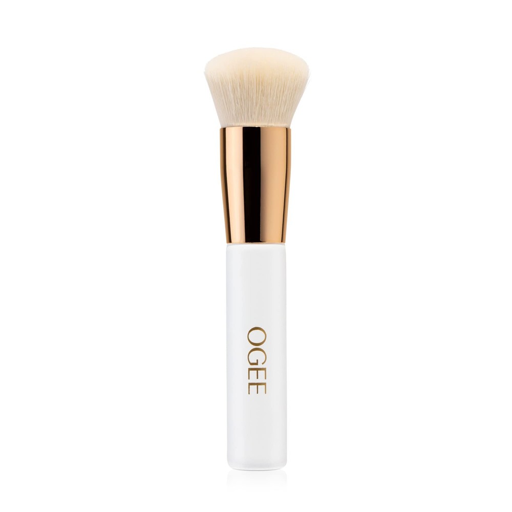 Ogee Professional Ultra-Soft Foundation Blender Brush for Flawless Makeup