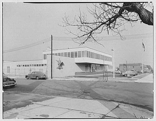 Photo:Brooklyn New York Anheuser Busch Brewery 1955 Building View