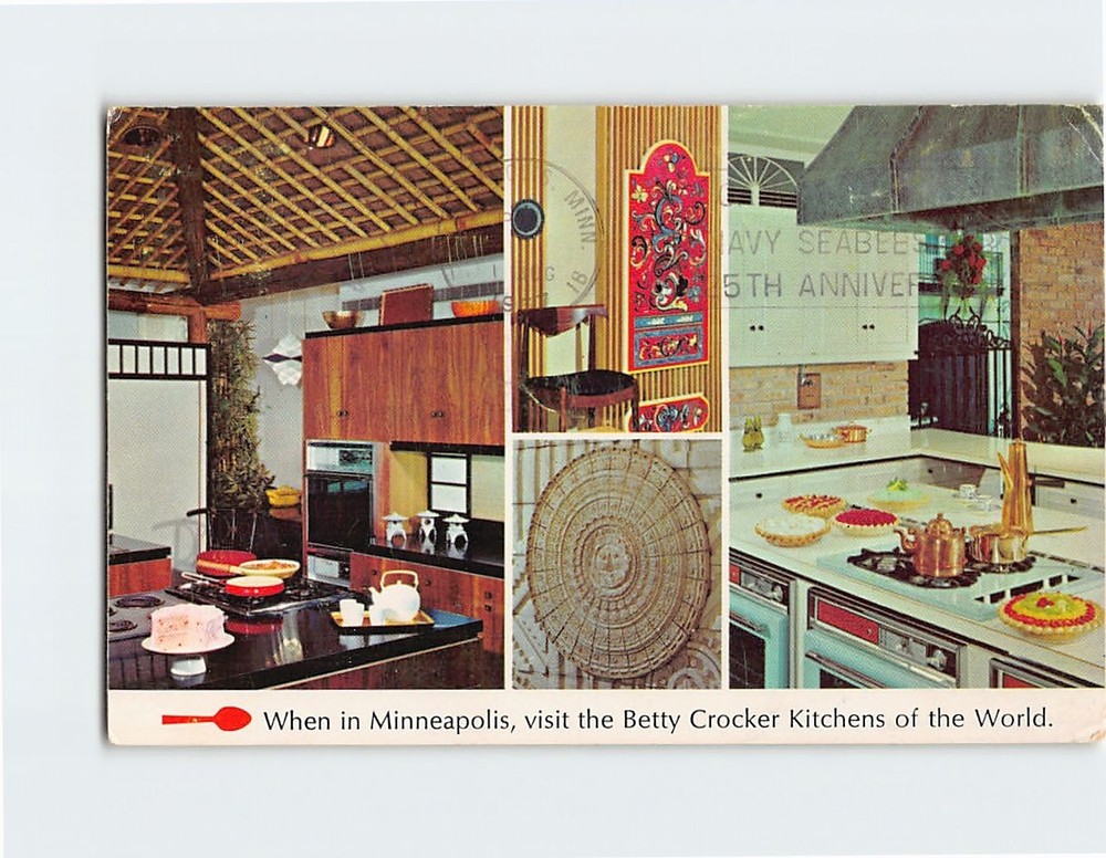Postcard Betty Crocker Kitchens of the World Minneapolis Minnesota USA