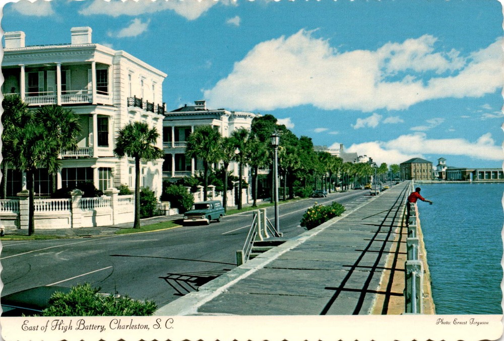 High Battery, Charleston, S. C., Ernest Ferguson, Dexter Press, West Postcard
