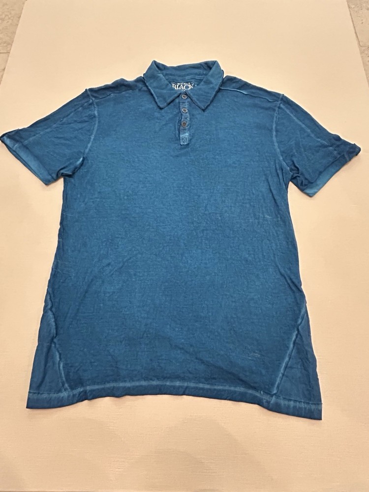 Buckle Black Polo Men’s XL Standard Fit Short Sleeve Casual Blue NWT