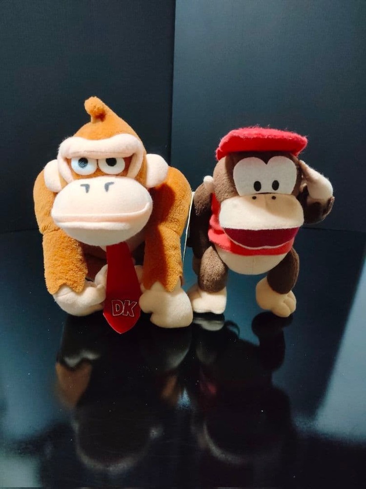Donkey Kong Diddy Kong Plush Set 90s Sound Figures