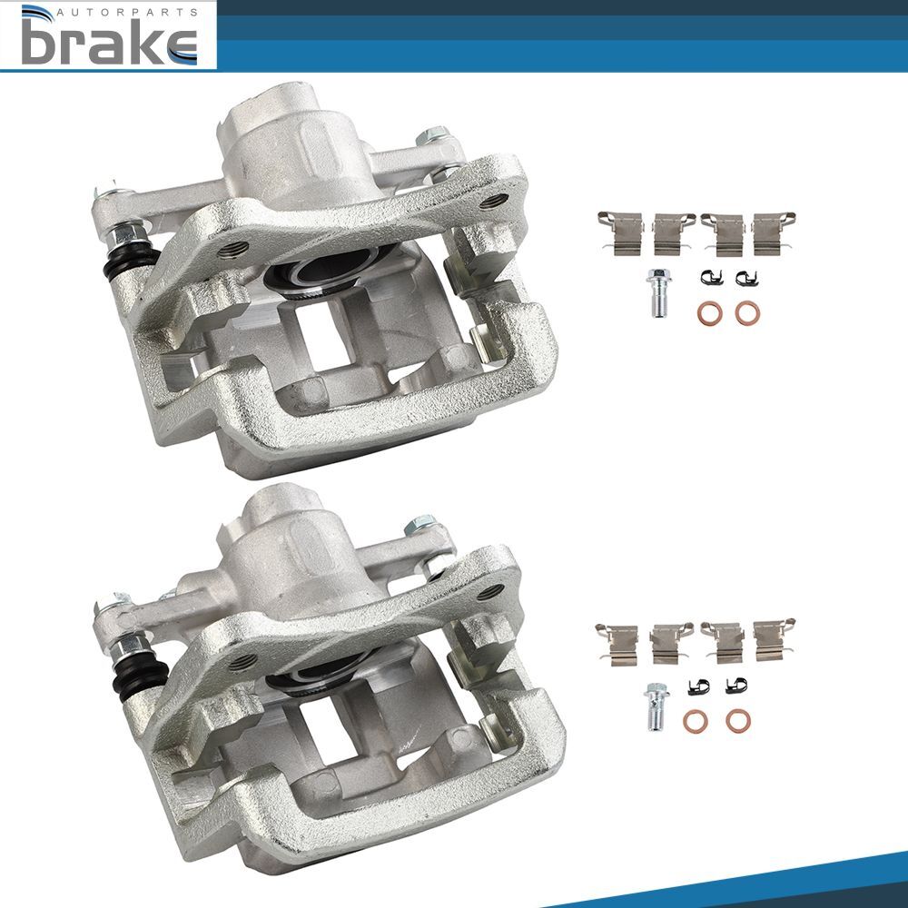 2Pcs Rear Disc Brake Calipers with Bracket Fit 2010-2012 Lexus RX350 SUV