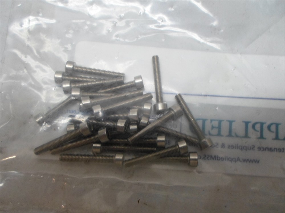 Pack of 25: M3-0.50 x 20 SS Socket Head CS Applied Part No. PA67341