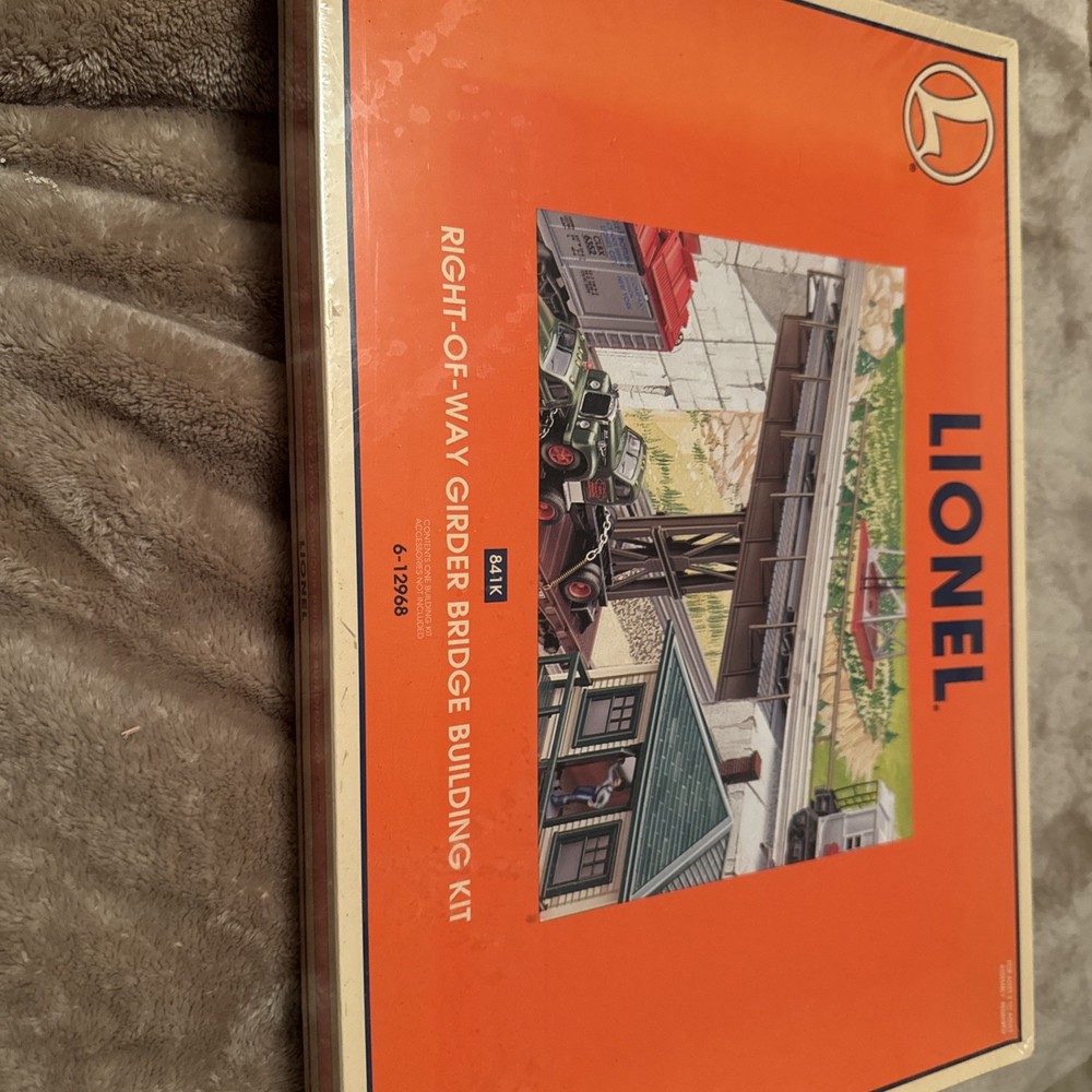 Lionel O Scale Right-of-Way Girder Bridge Building Kit 841K #6-12968 NISP