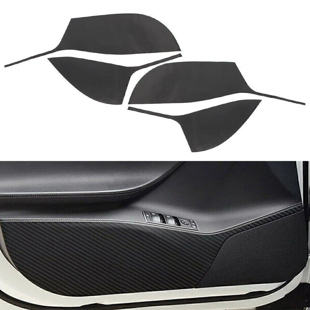 Carbon Fiber Anti-Kick Door Protection Trim For Tesla Model S 2014-2018