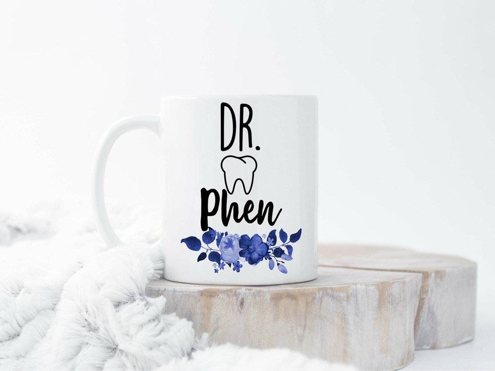 Personalized Dentist Mug Dentist Name Mugs Graduation Gift New Dental Graduate