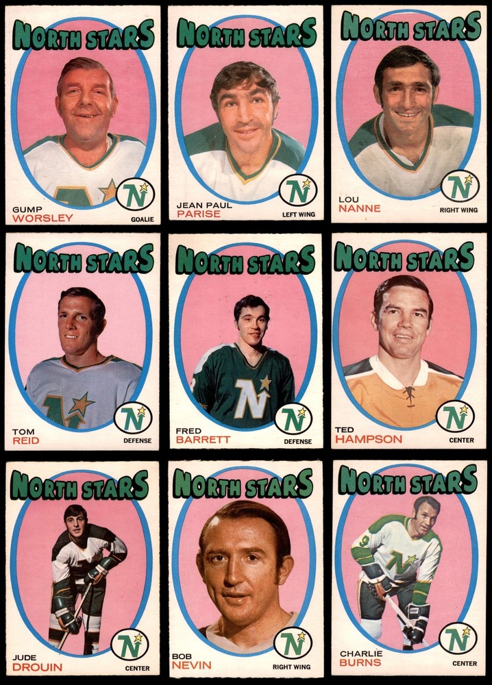 1971-72 O-Pee-Chee Minnesota North Stars Team Set 6 - EX/MT 6026128