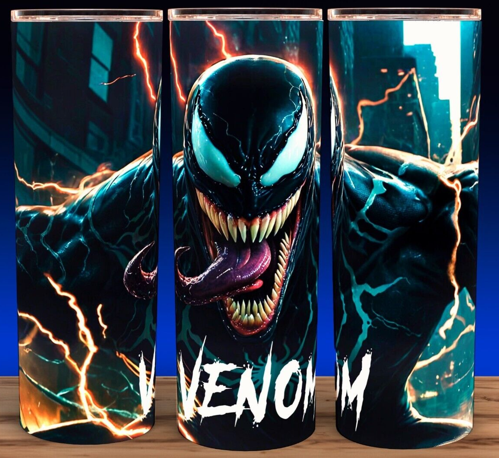 Venom Comic Book Super Villain Cup Mug Tumbler 20oz