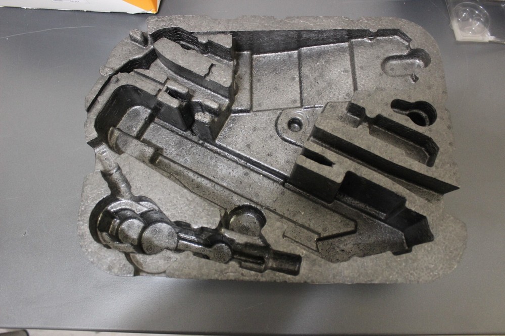 02-15 R50 R52 R53 R56 MINI COOPER SPARE TIRE JACK LUG TOOL KIT BARE FOAM TRAY