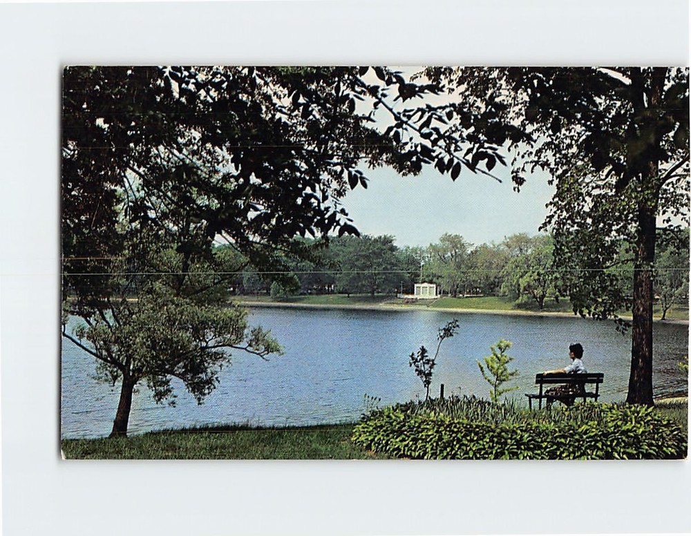 Postcard Lake Anna Barberton Ohio USA