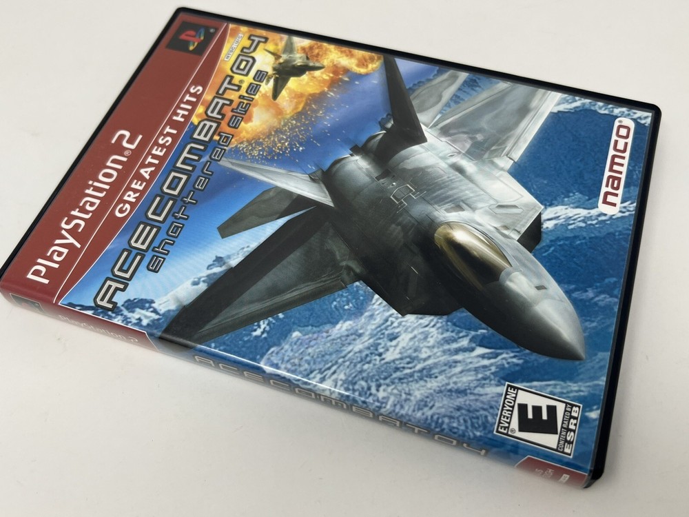 Ace Combat 4 Shattered Skies PS2 Complete in Box with Manual-image
