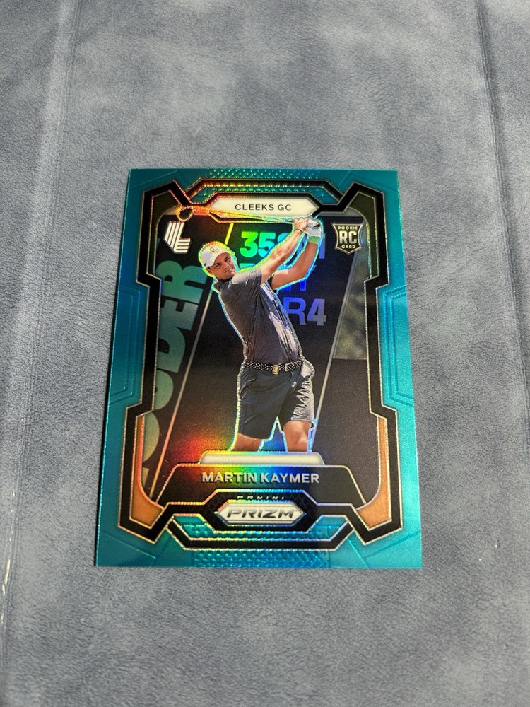 2024 Panini Prizm Liv Golf Martin Kaymer #9 Teal Prizm RC /199