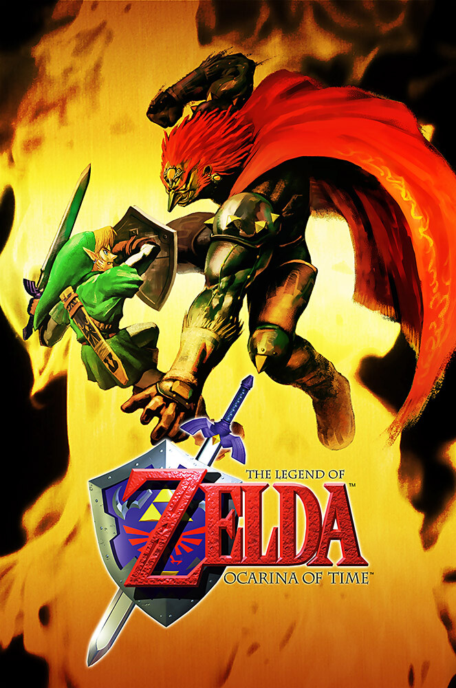 Legend of Zelda Ocarina of Time 3D N64 3DS Premium POSTER MADE IN USA - ZELO09