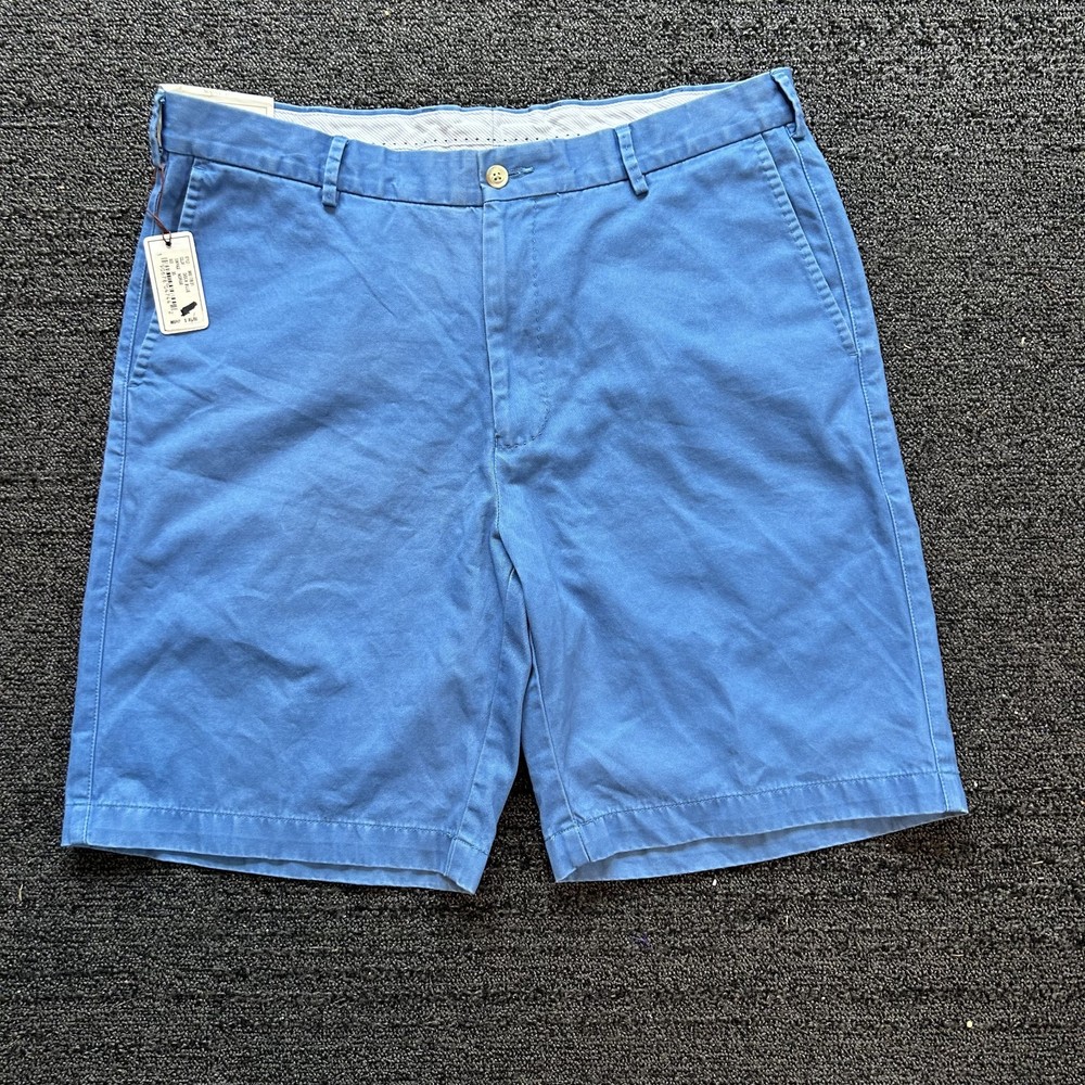 Peter Millar Cotton Shorts Mens 35 Blue Pastelle 9 Inch Inseam