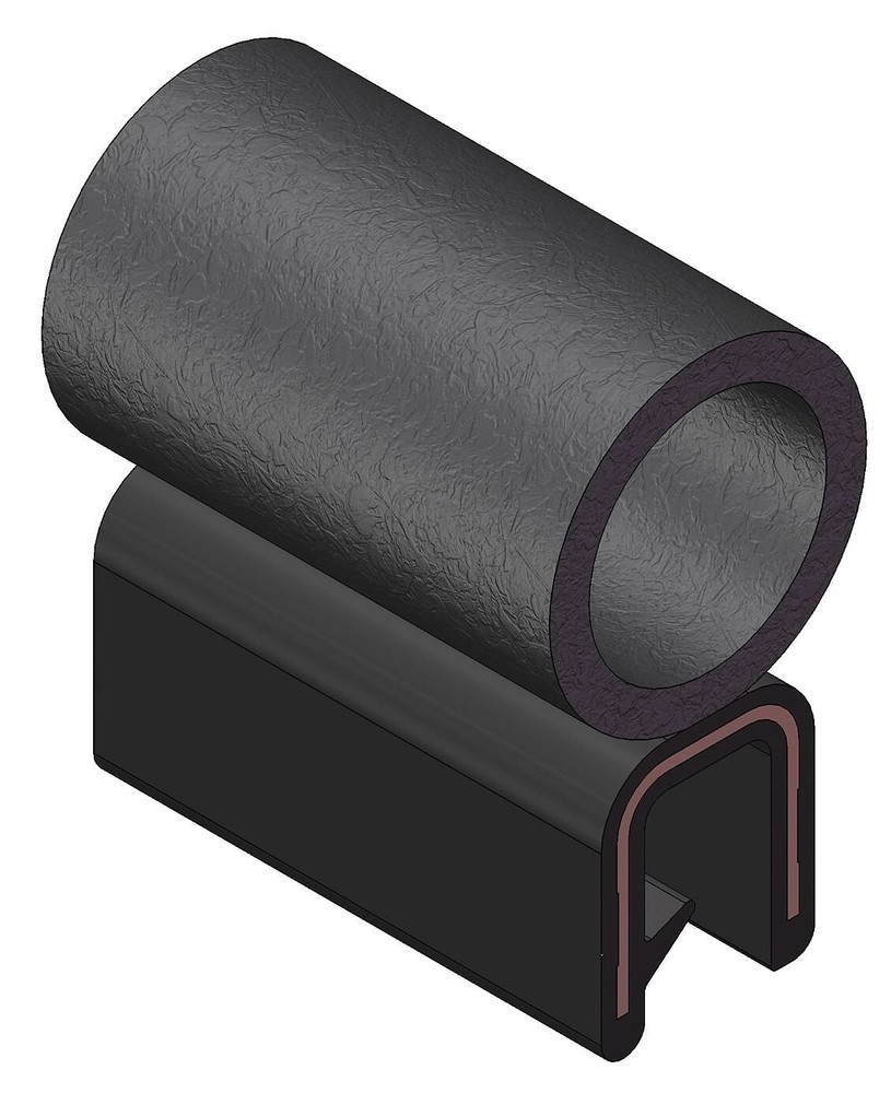 25ft EPDM Rubber Bulb Seal - Easy Install Trim for Automotive, RV & Home Use