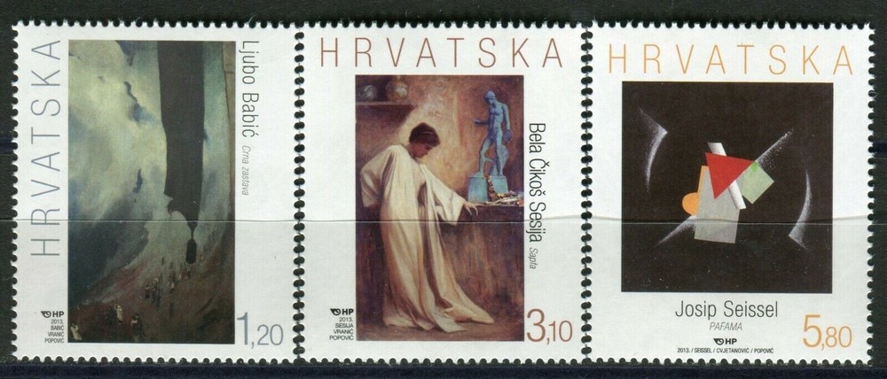 2013 Croatia Visual Arts MNH Stamp Set - Explore Artistic Heritage in 172 Croatian Stamps