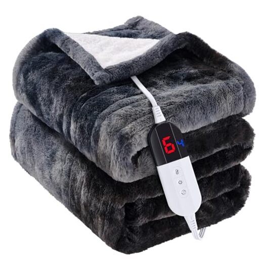 Electric Heated Blanket Throw 50