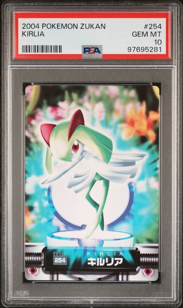 PSA 10 GEM MINT Kirlia 254 Carddass Zukan Advanced Gen Bandai Pokémon POP 1 Rare