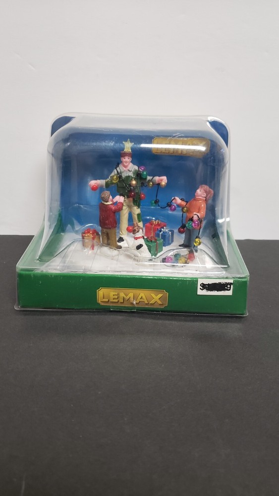 Lemax 2017 Village Collection Table Accent Christmas Decor Dad Gift New Sealed  -image