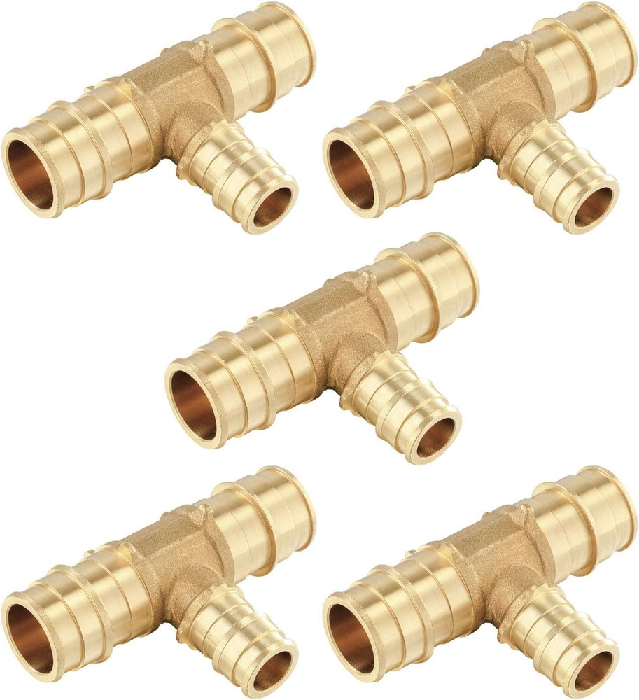 5-Pack  Pex a Full Flow Expansion Brass Fitting 3/4