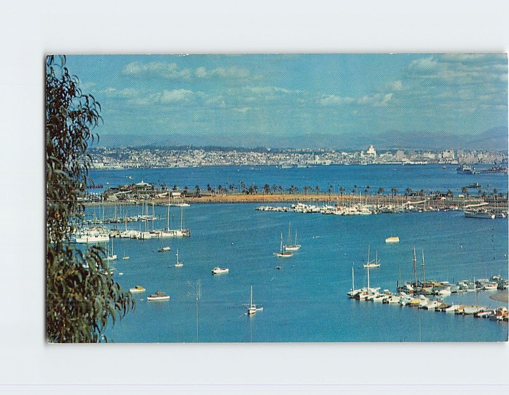 Postcard View of San Diego California USA
