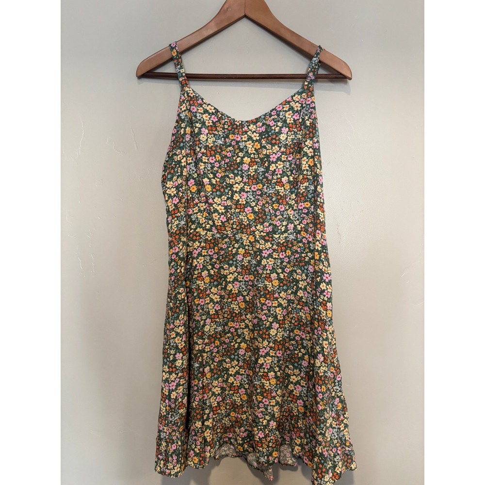 Y2K Babydoll Slip Dress Womens Size L Cottagecore Fairy Boho Floral 90s Spring
