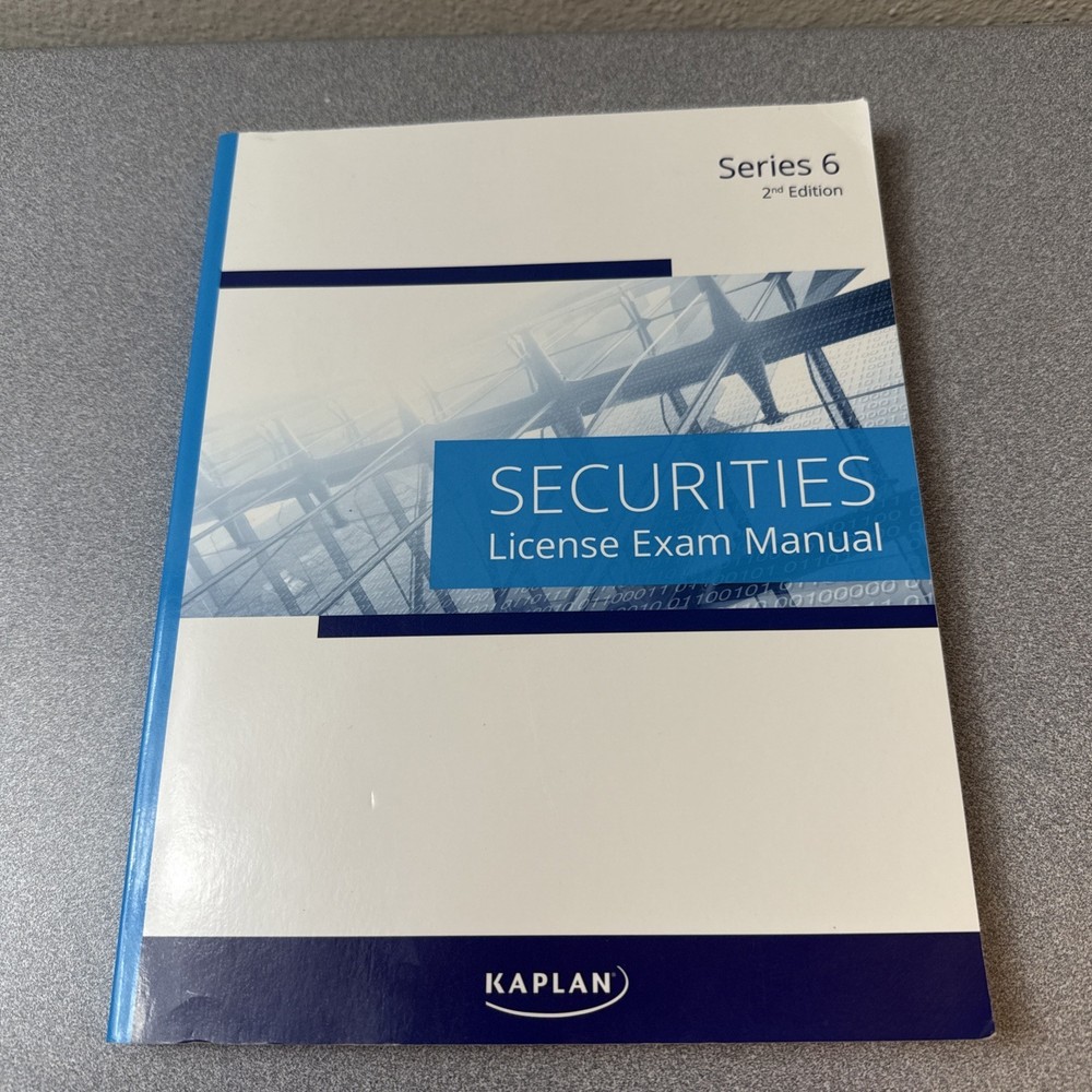Kaplan Series 6 Securities License Exam Manual 2nd Edition PB Financial