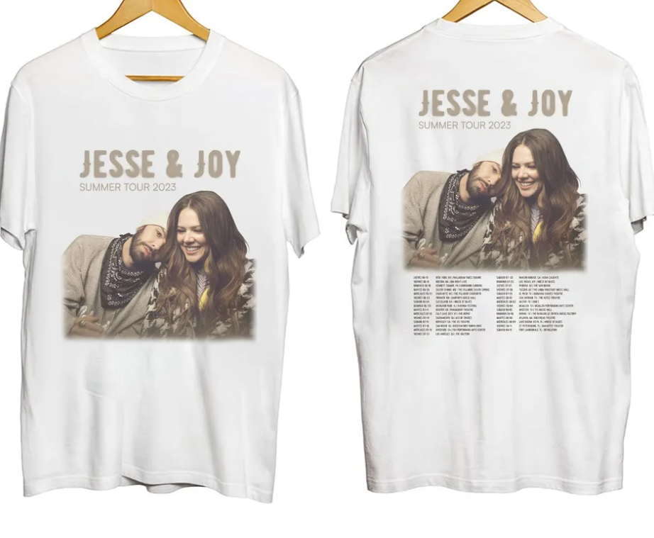 Jesse and Joy Concert 2023 Png, Jesse & Joy 2023 Summer tshirt